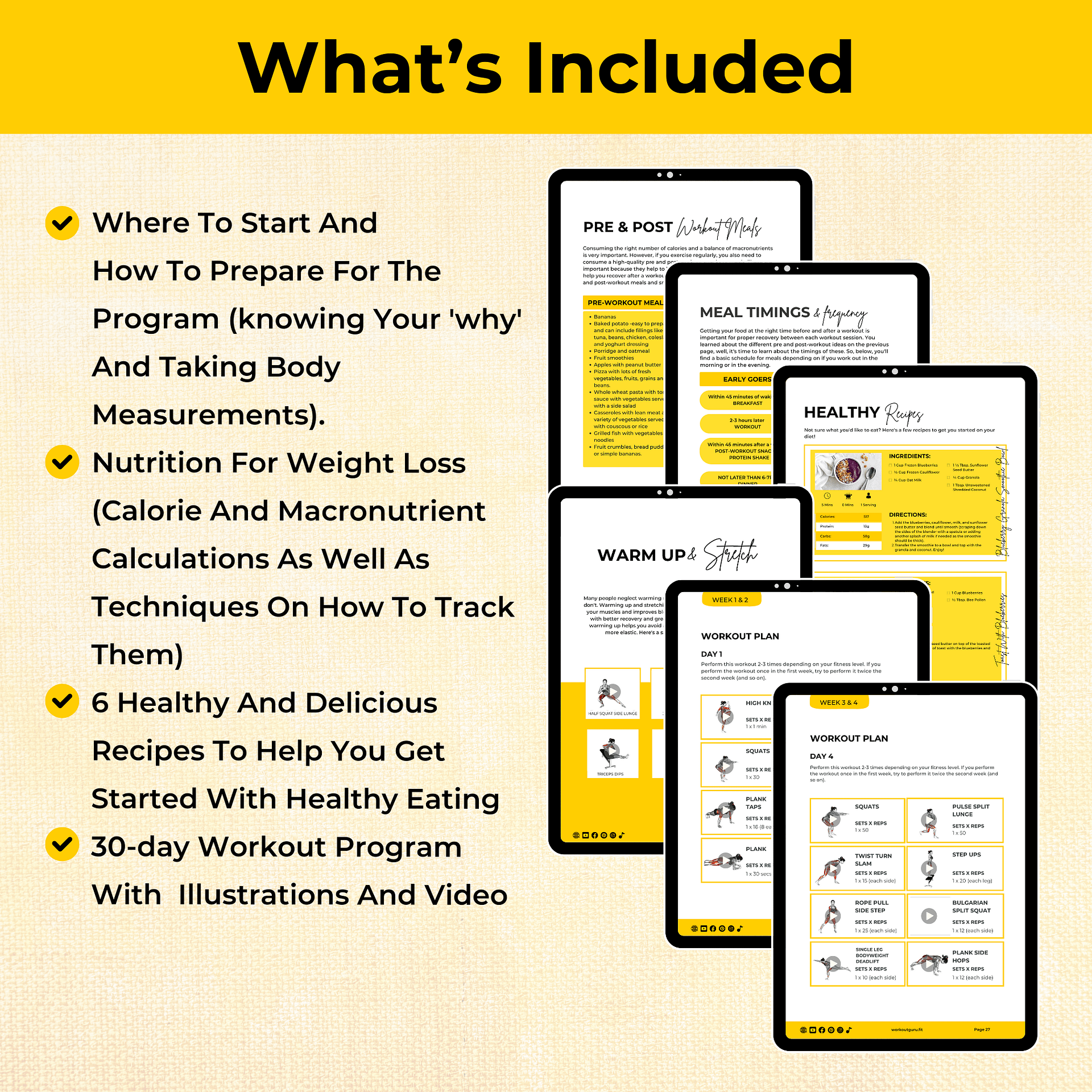 30-day Home-Based Weight Loss Workout Program product image (3)