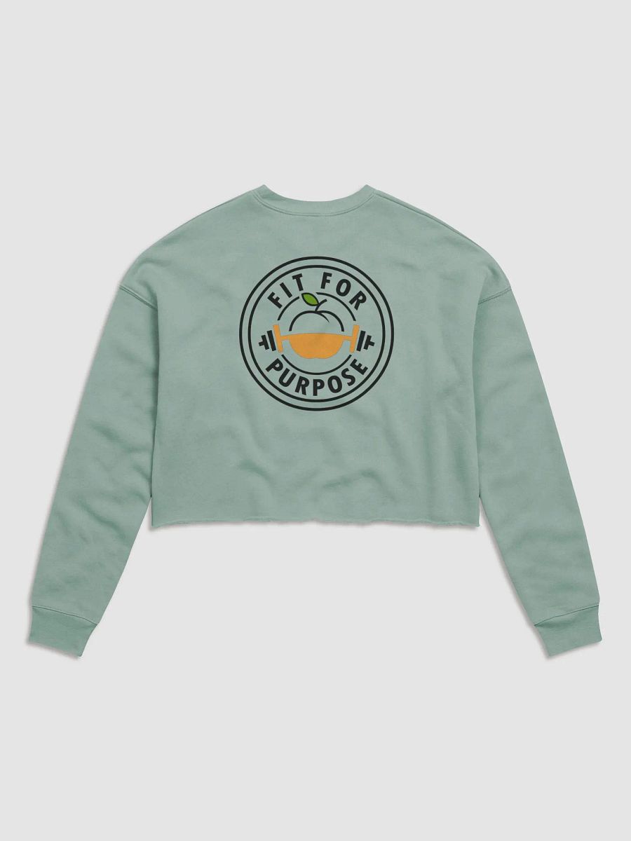 Premium Fleece Crop Sweat (Black Logo) product image (8)