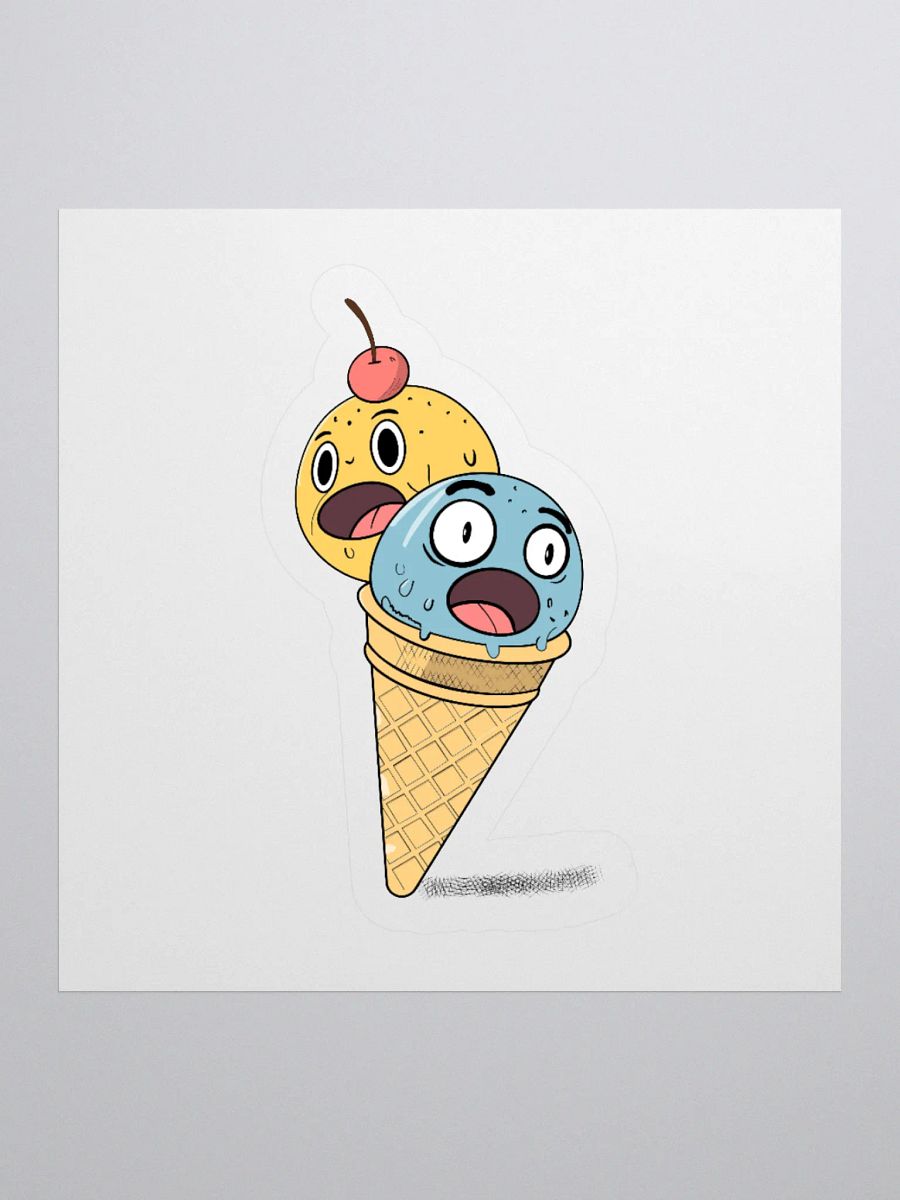 Double Scoops Surprise Kiss Cut Stickers product image (2)