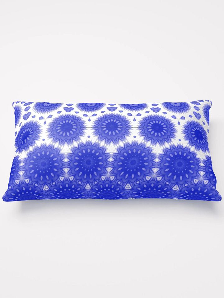 Blue & White Daisy Pillow product image (1)