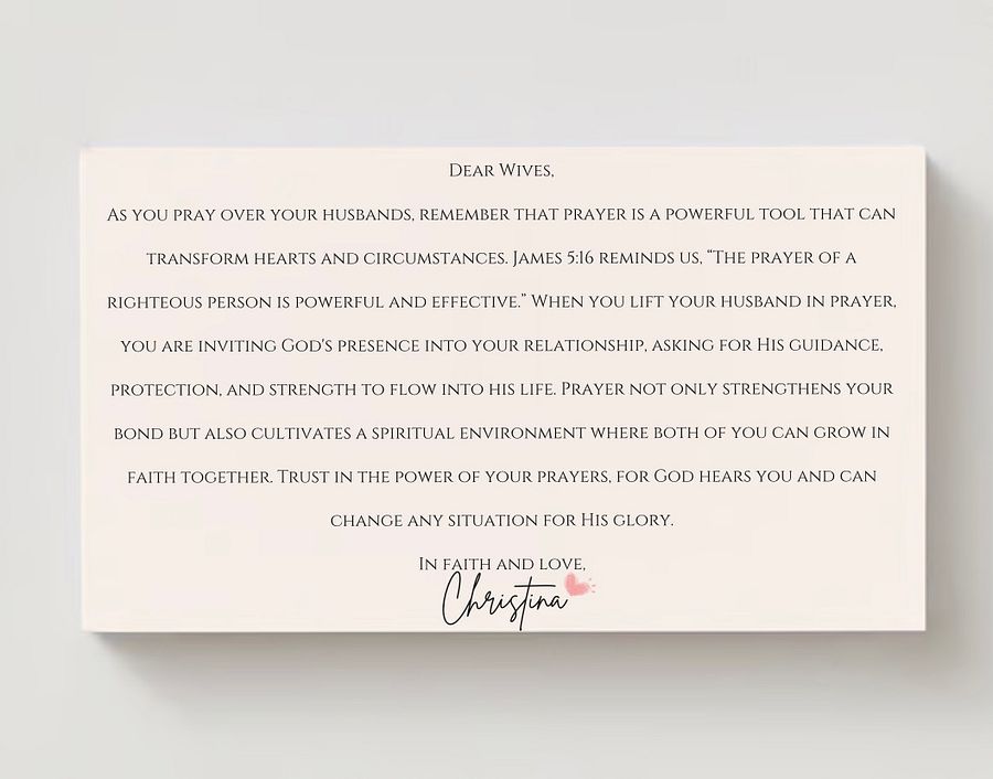 Husband Prayer Cards product image (4)