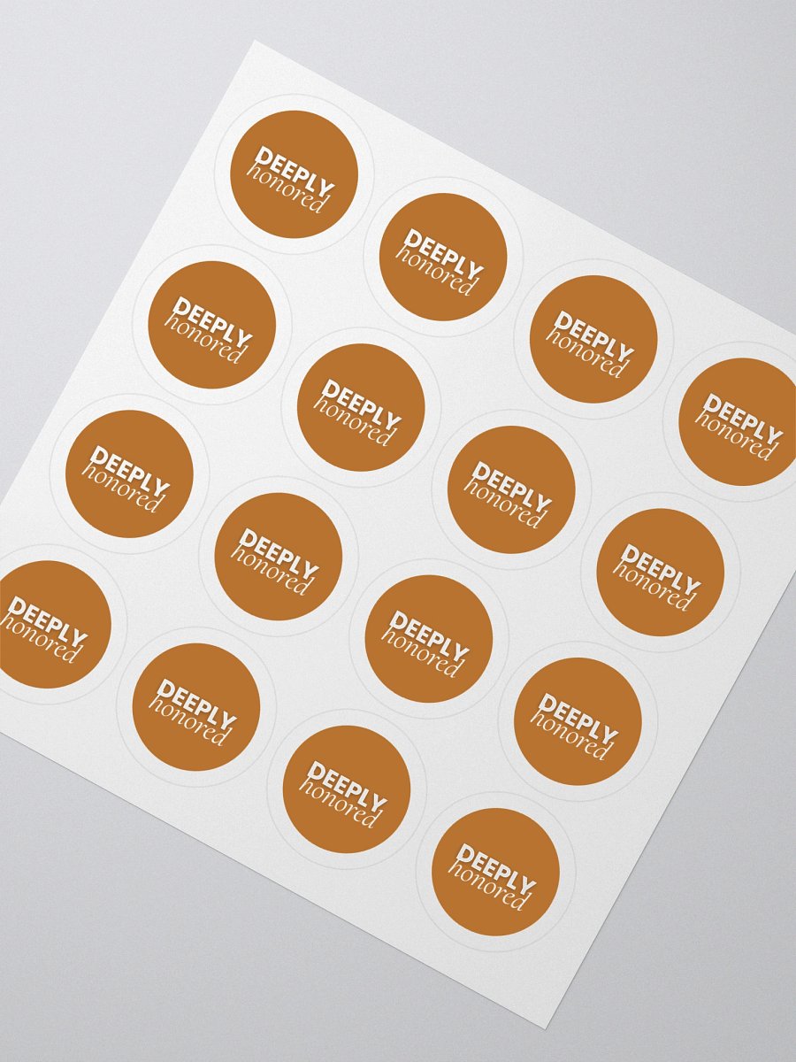 Deeply Honored Stickers product image (2)