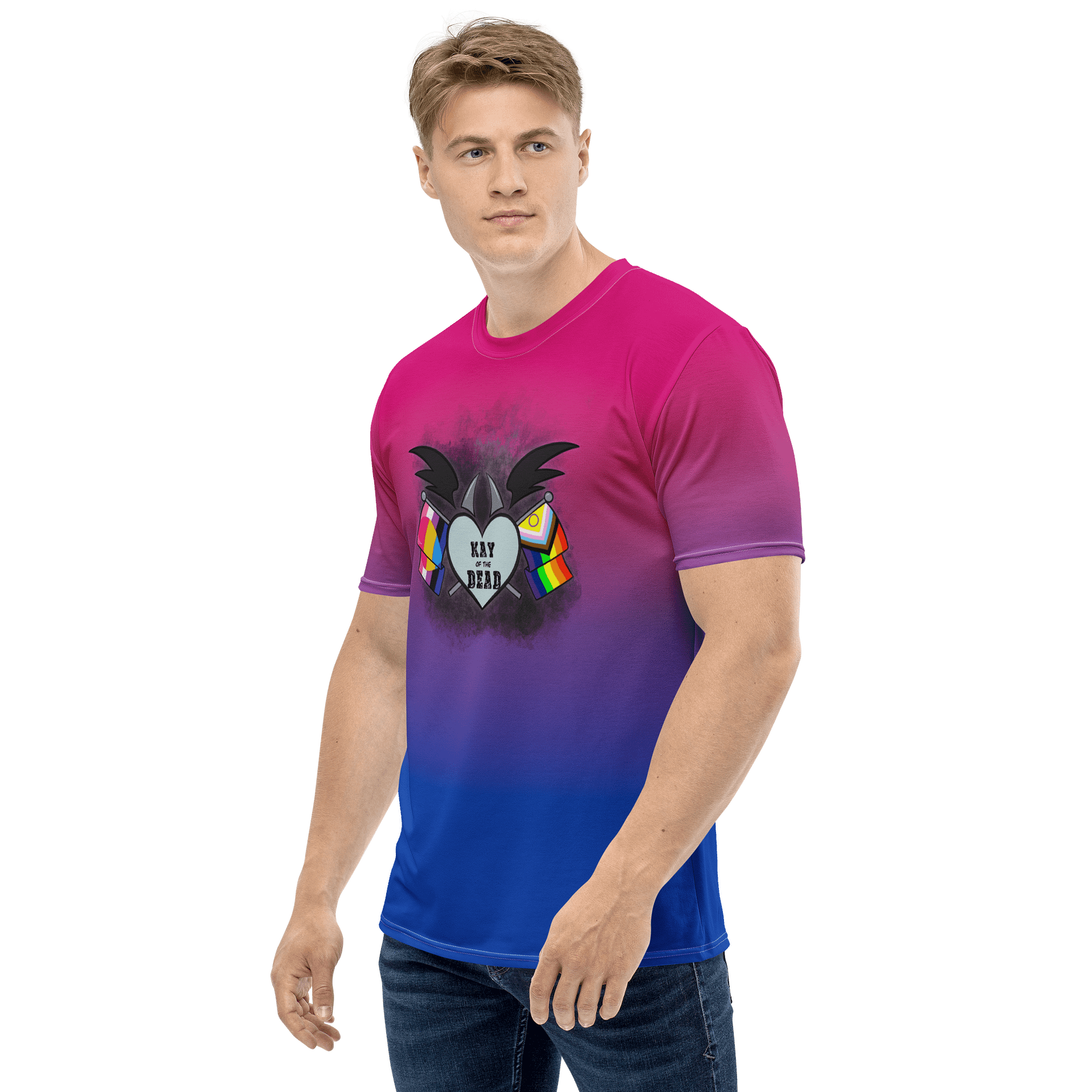 Kay_of_the_Dead Pride Logo Bisexual Pride Tee product image (3)