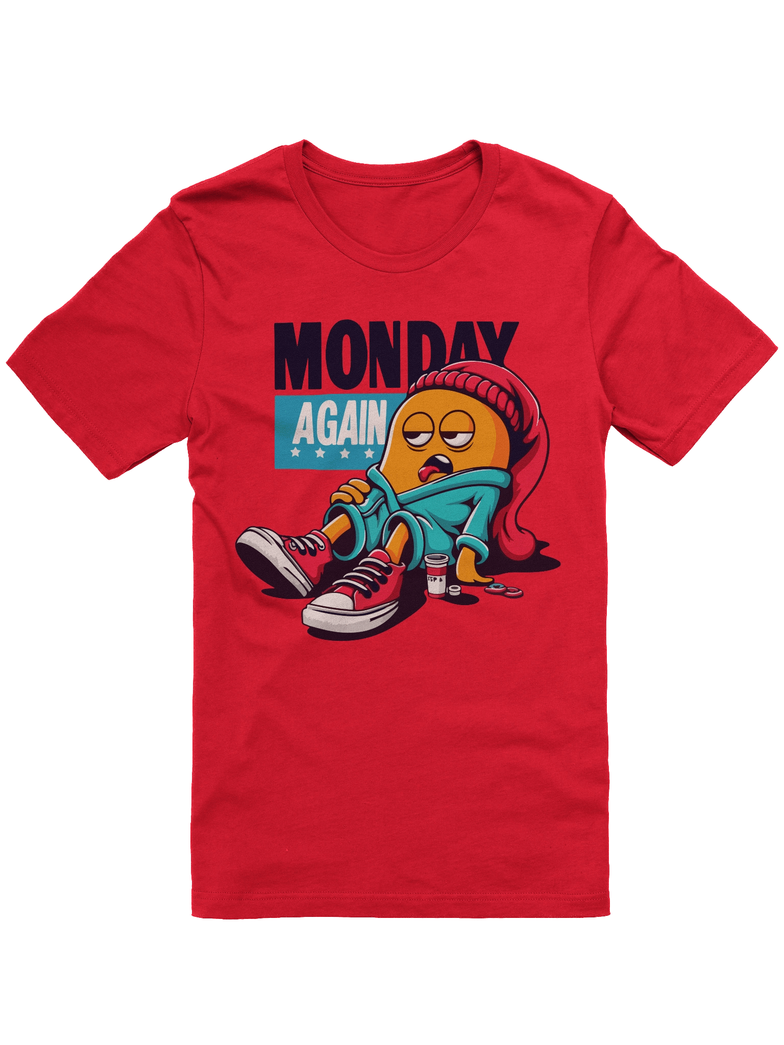 Monday Again – Lazy Mood T-shirt product image (4)
