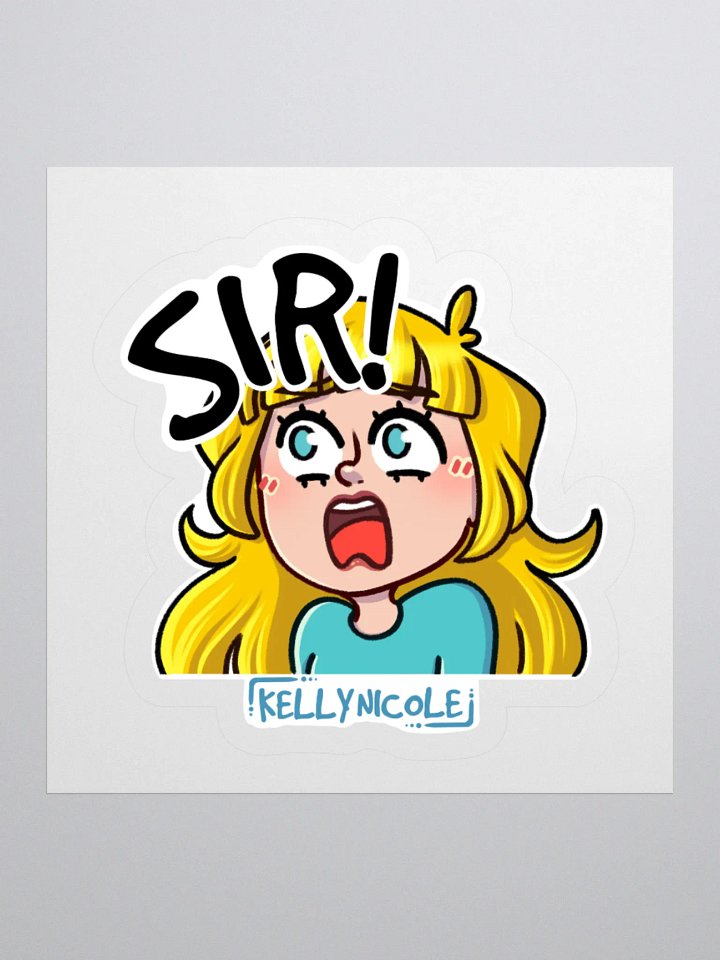 Kelly SIR Emote Sticker product image (1)