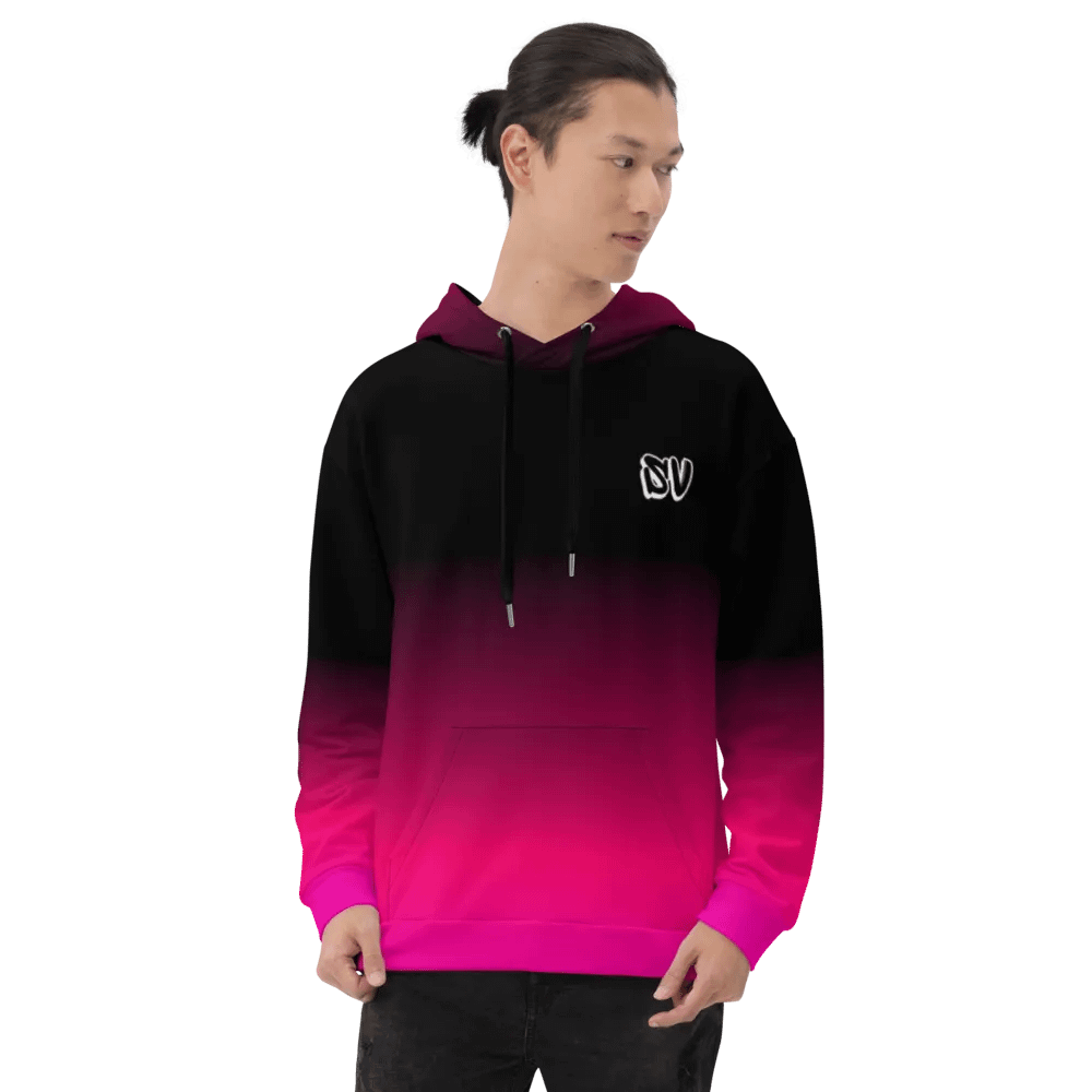 STRAIGHT VIBIN NEON COLOR FADE STYLE TANJIRO DEMON SLAYER HOODIE product image (8)