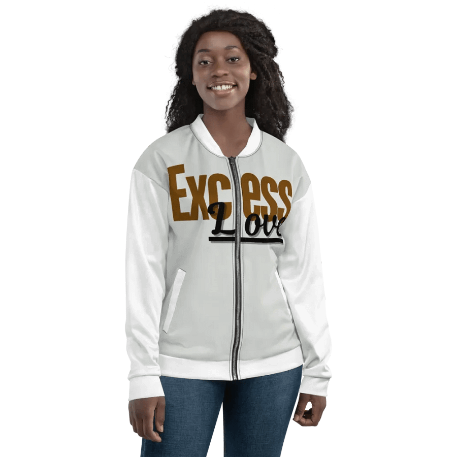 God's Love is excess unisex Bomber Jacket product image (10)
