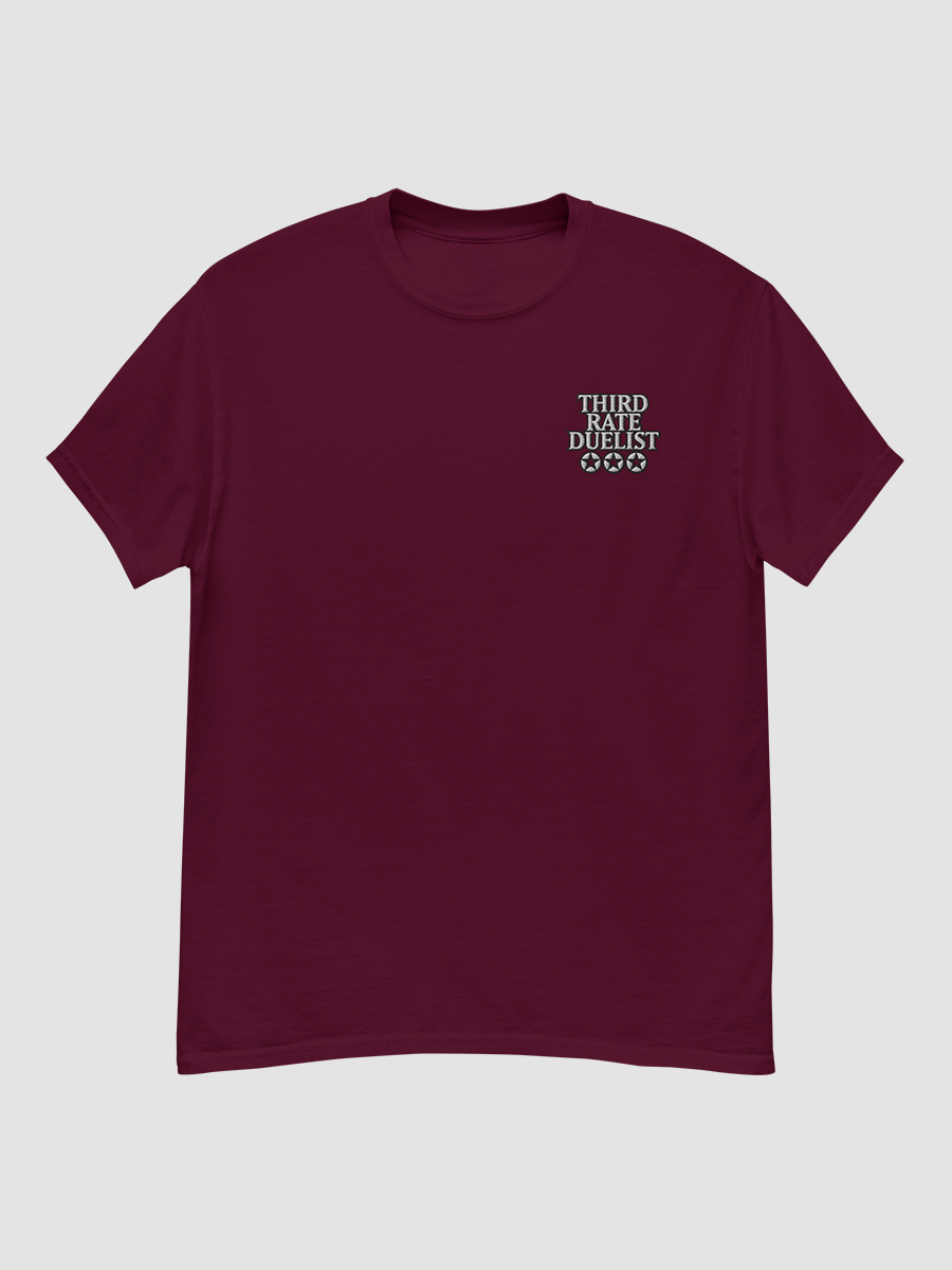 Third Rate Duelist - embroidered t-Shirt product image (3)