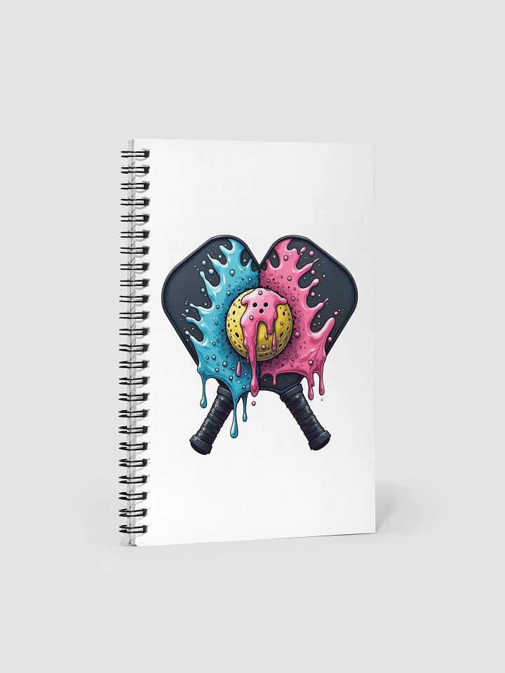 Ice Cream Pickleball Splatter Splash Notebook product image (2)