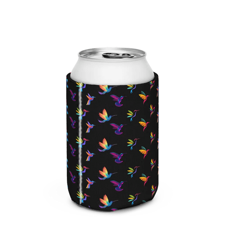 Vibrant Hummingbird Coozie Can Cooler product image (3)