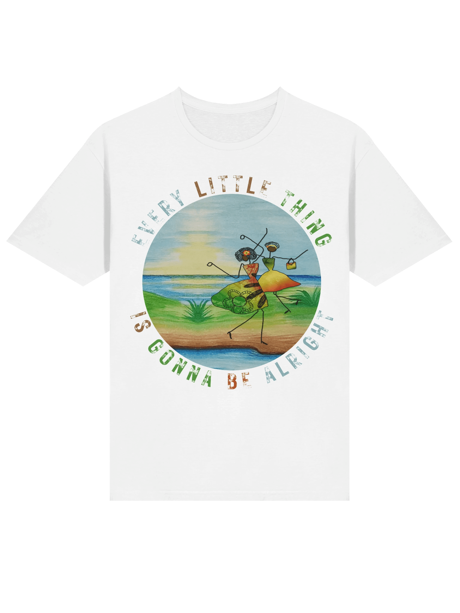 Every little thing is gonna be alright; Bob Marley Lyrics, T-Shirt product image (2)