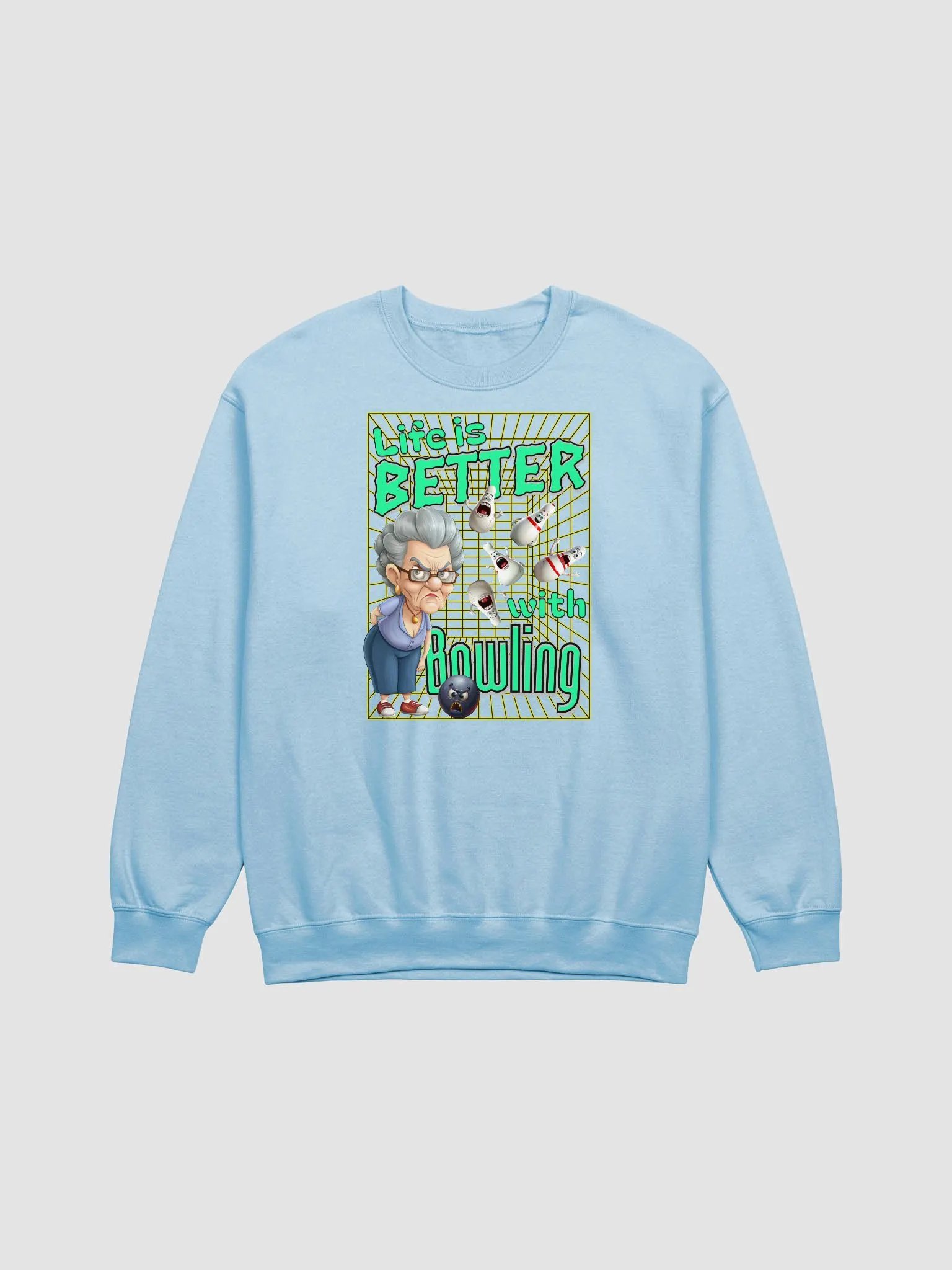 Life Is Better With Bowling Female Sweatshirt product image (1)
