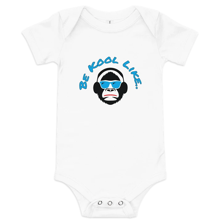 Kool Gorilla Baby Onesie product image (1)