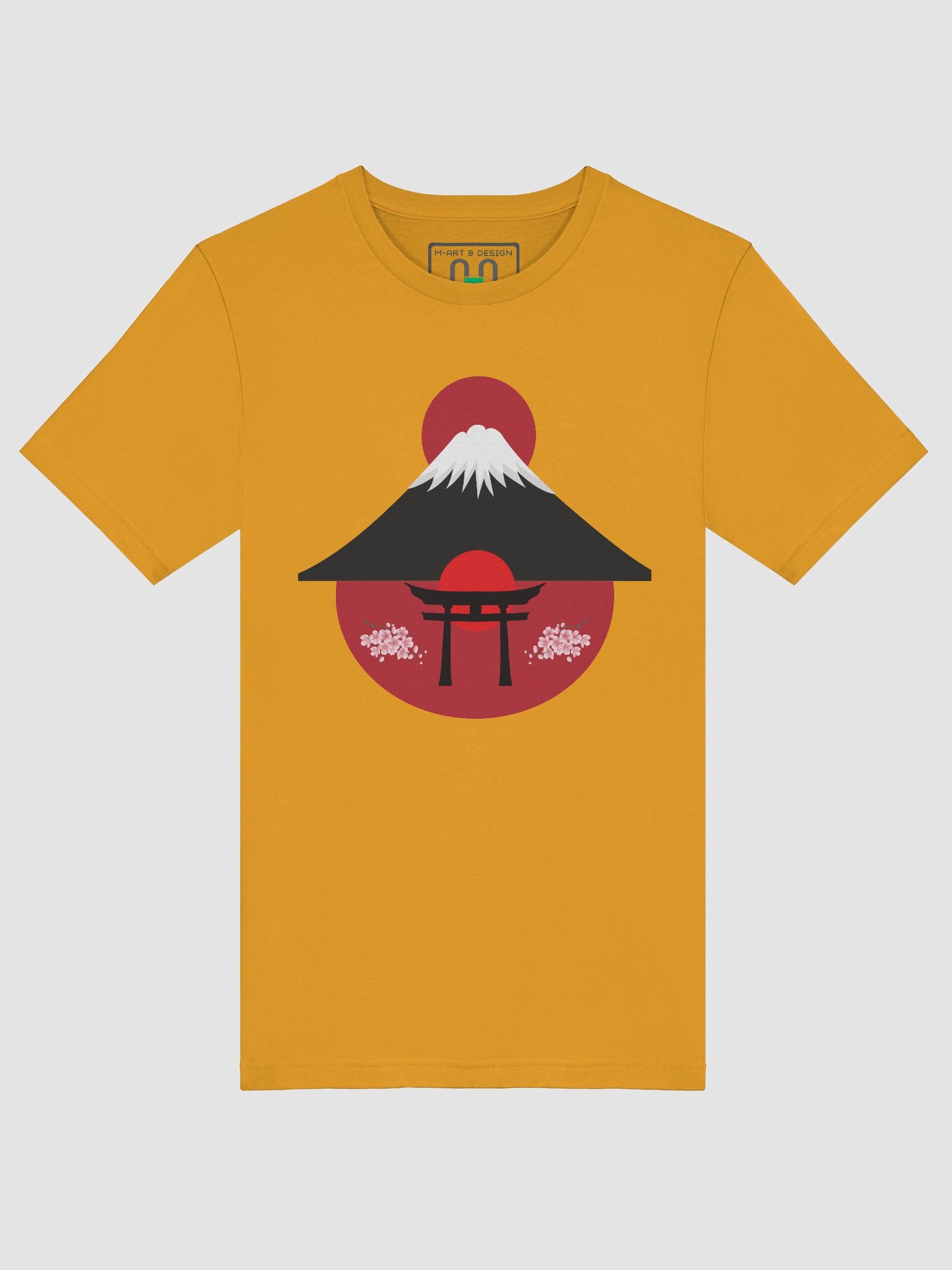 Sunset Silhouette at Mount Fuji T-Shirt - Sakura Torii product image (37)