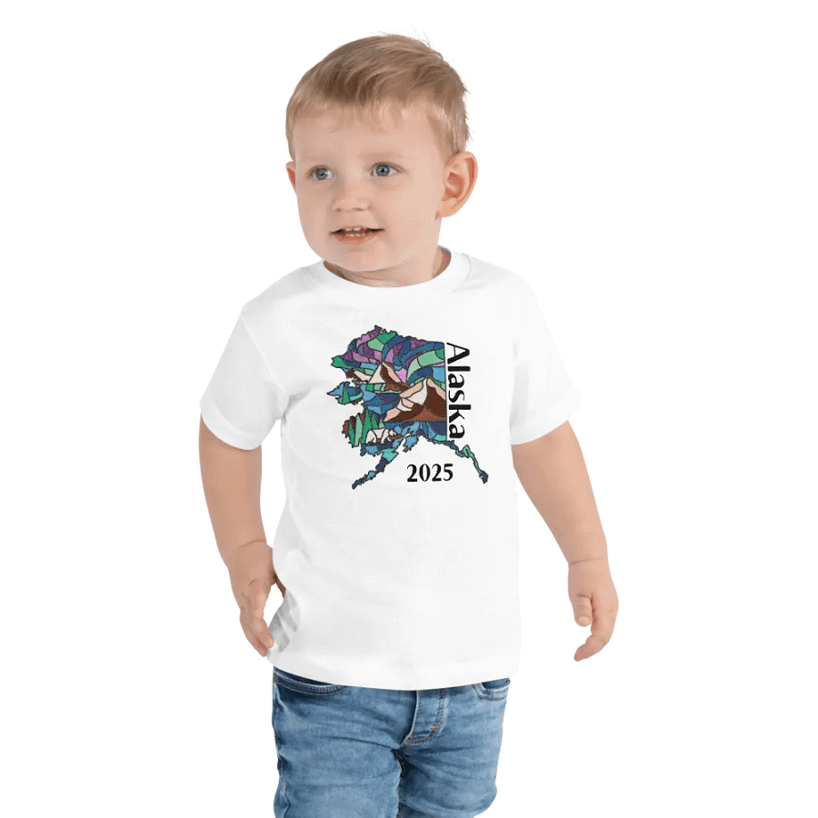 Great Alaskan Family Adventure: Stained Glass Toddler Matching Tees product image (35)