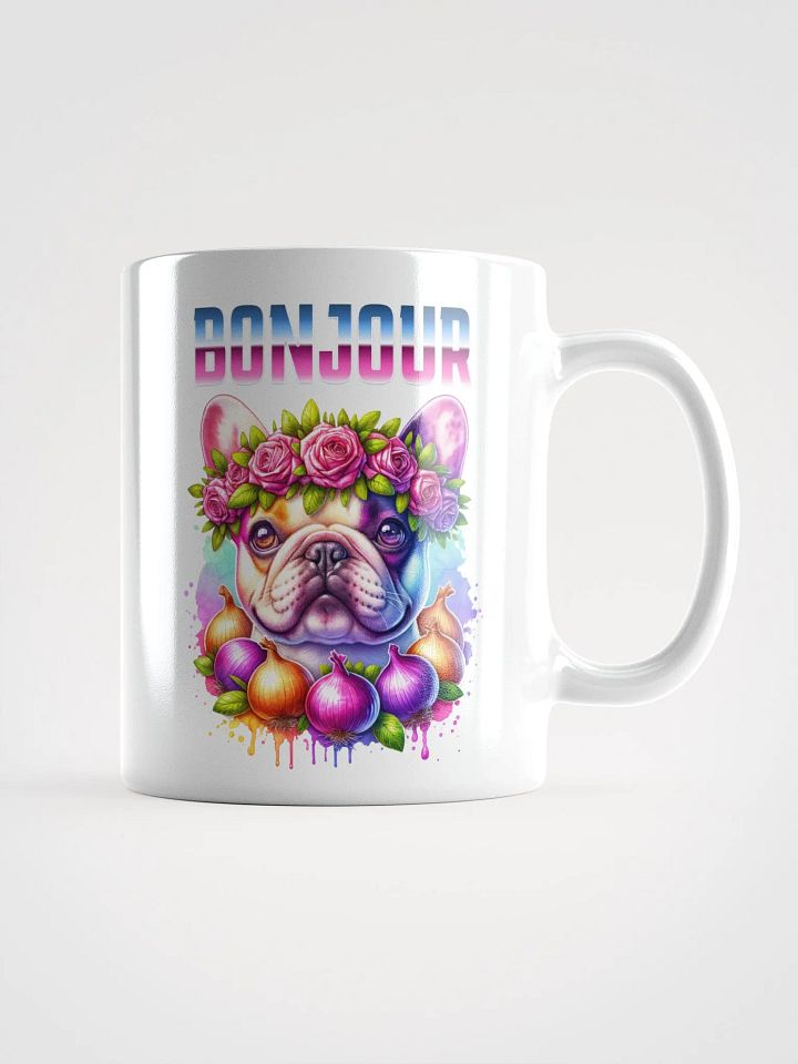 Bonjour Bulldog Rose Crown Mug product image (2)
