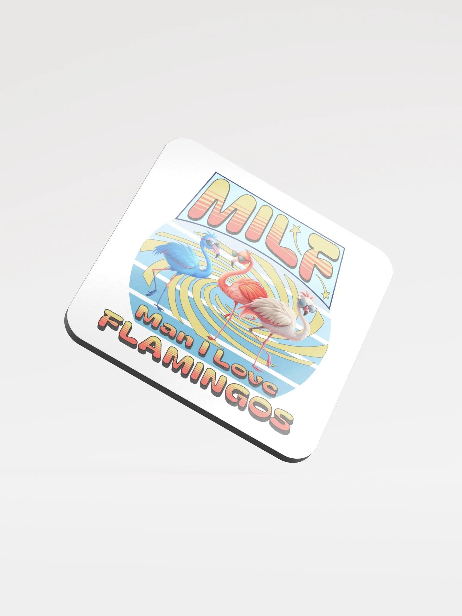 MILF Man I Love Flamingos Coaster product image (2)