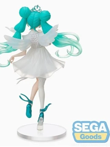 Vocaloid Hatsune Miku 15th Anniversary KEI Version Super Premium Statue - Sega Collectible Figure product image (4)