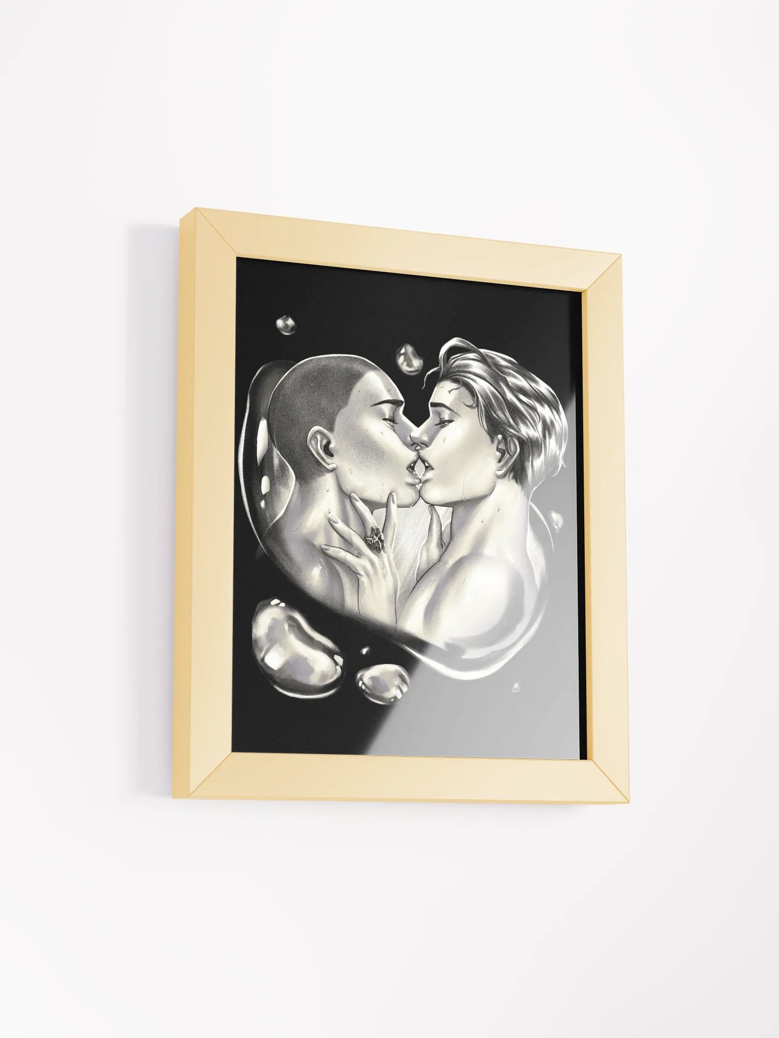 He Looks So Fine "Handprints" Framed Poster product image (2)