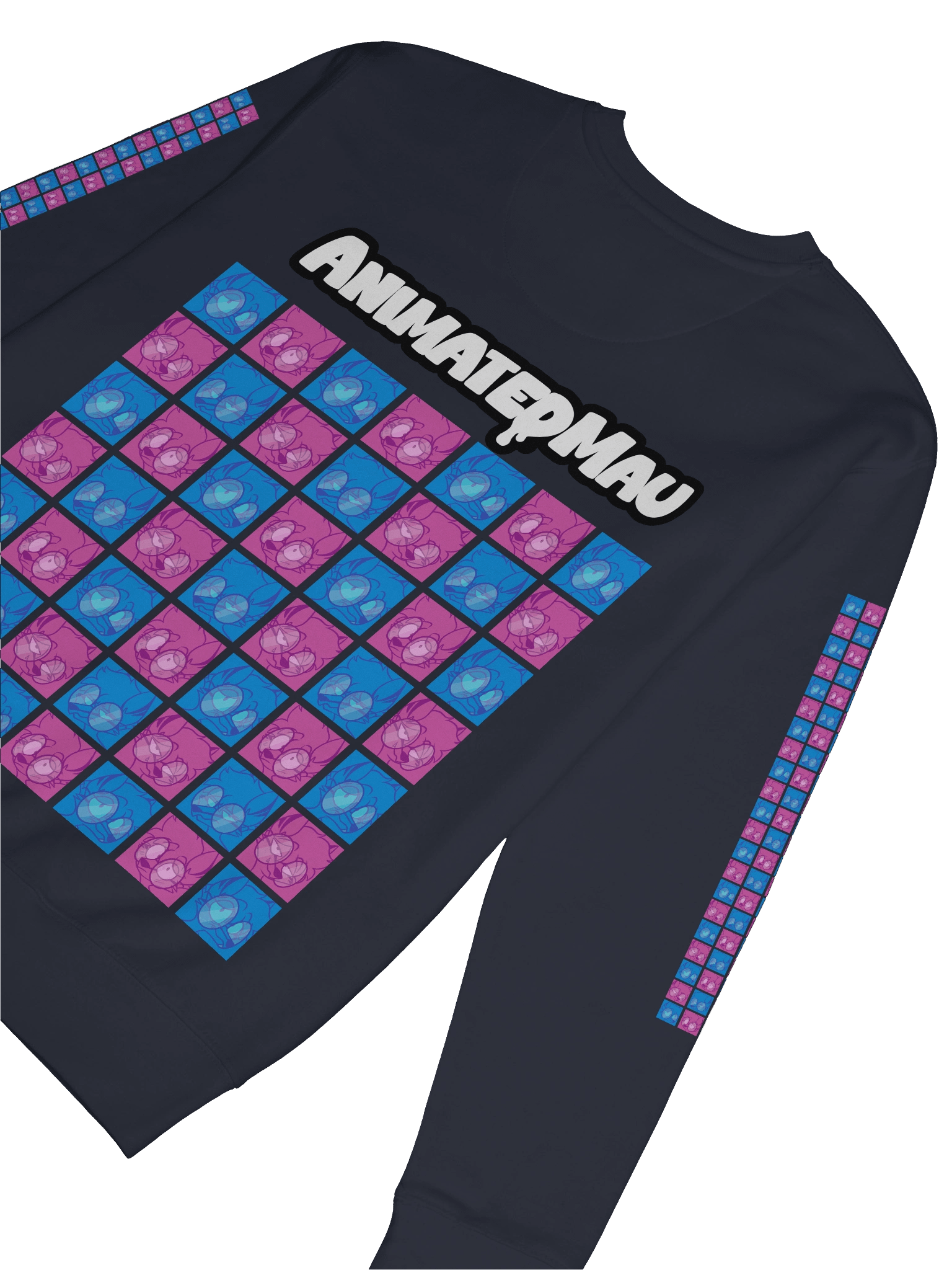 4 Moods Wolf Sweater 🐺💙💜 product image (50)