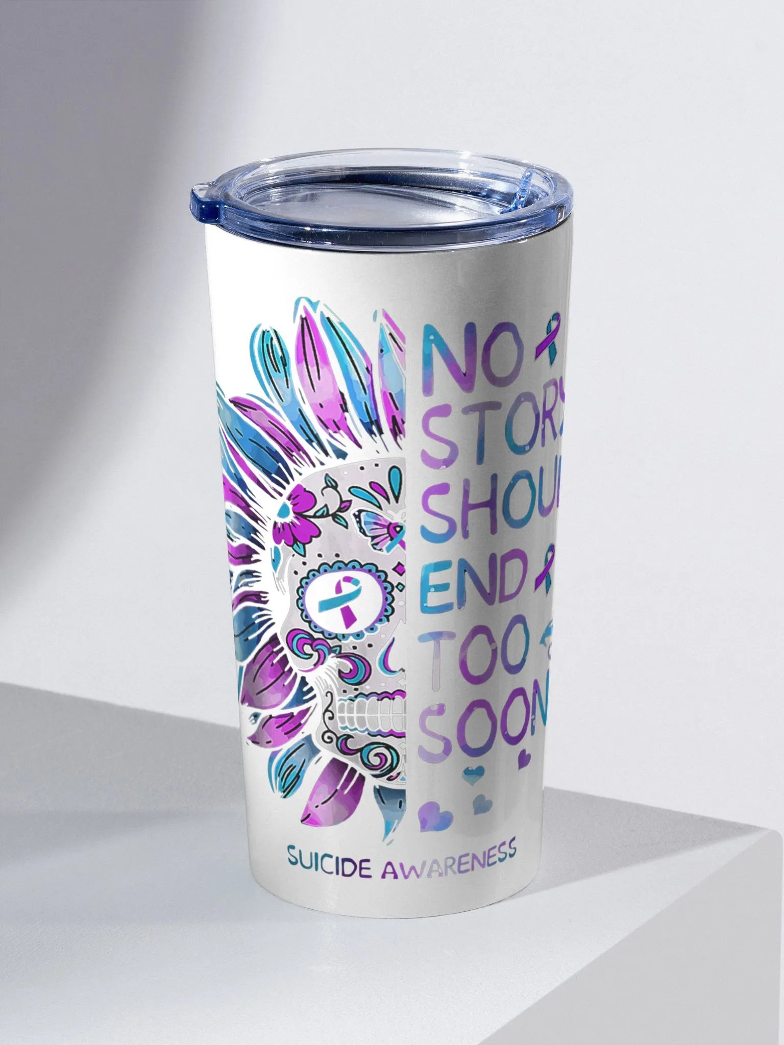 Suicide Awareness Stainless Steel Tumbler product image (2)