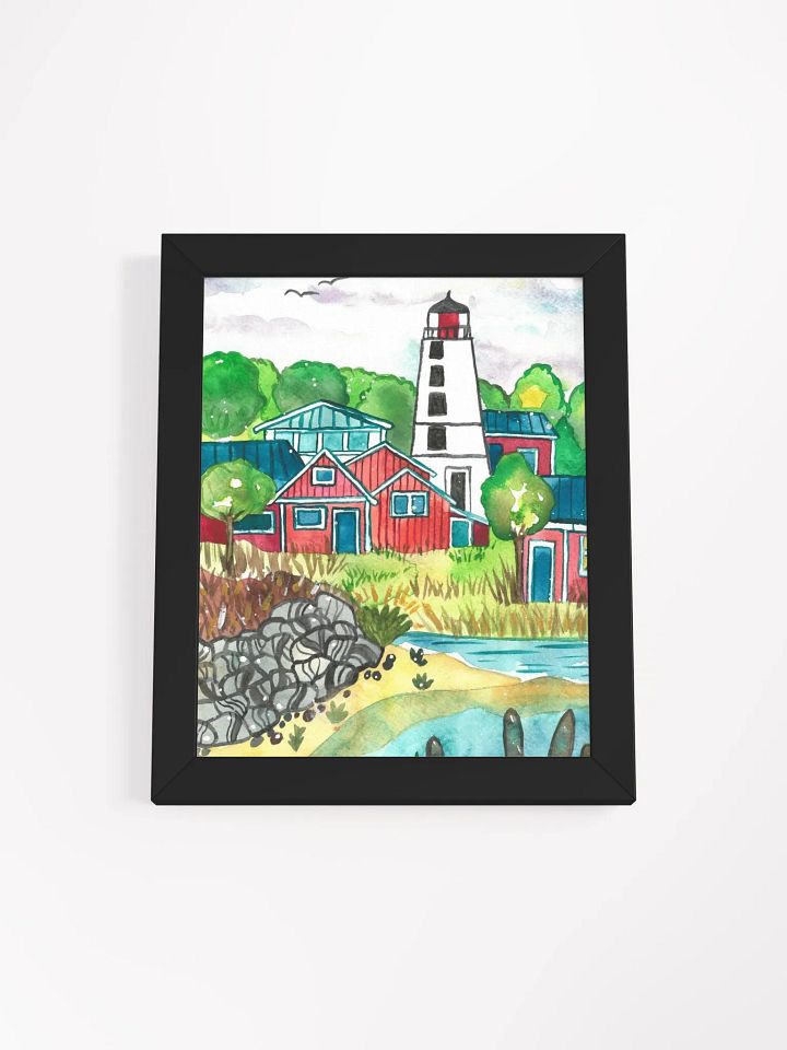 Fishing Village Framed Print product image (1)