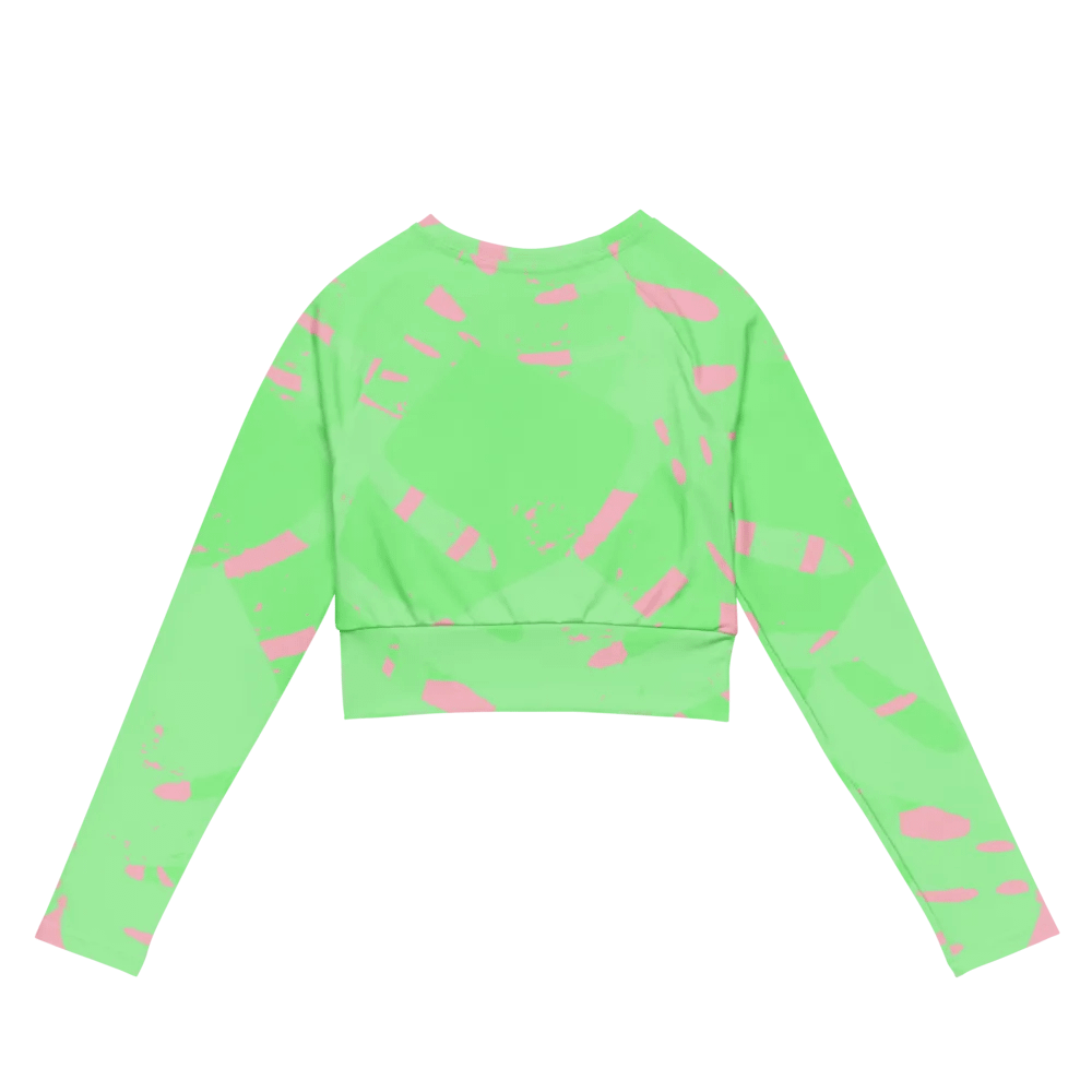 Neon Splash Cropped Rash Guard product image (5)
