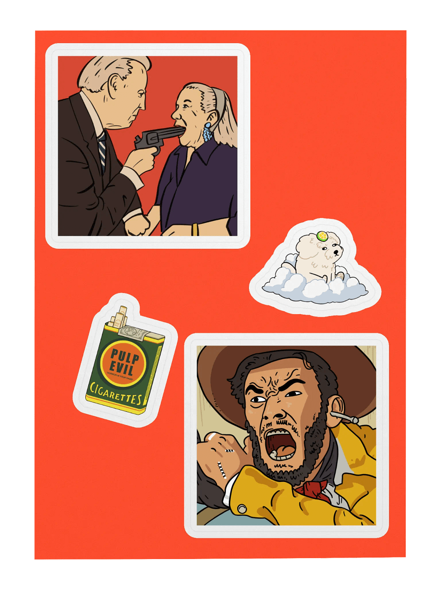 Sin Sticker Sheet product image (3)