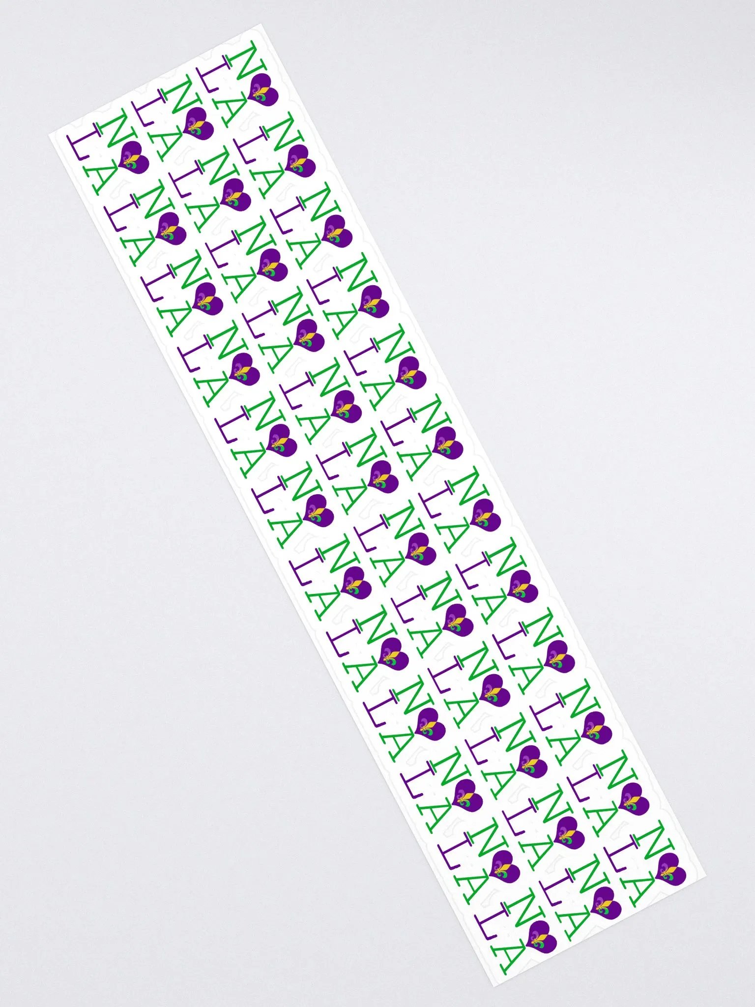 I LOVE NOLA **LEGACY STICKER** (MARDI GRAS LONG) product image (2)