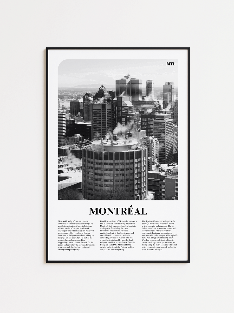 Montreal 01 Newspaper Poster product image (1)