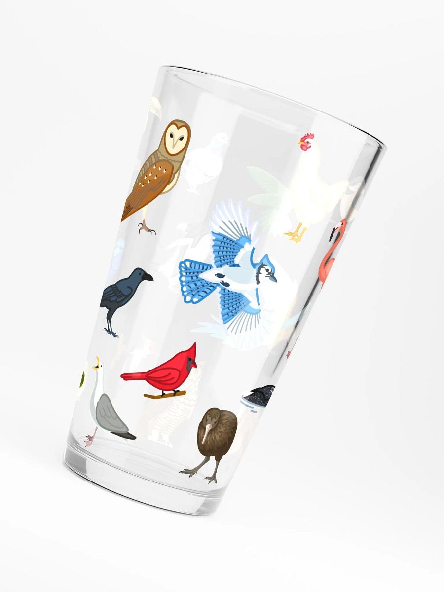 Birbs of a feather Pint Glass product image (3)