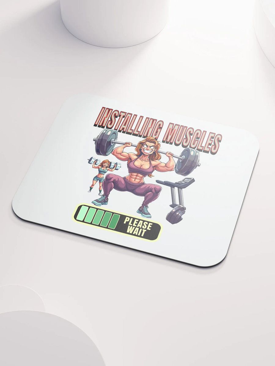 Installing Muscle Weightlifting Female Mouse Pad product image (4)