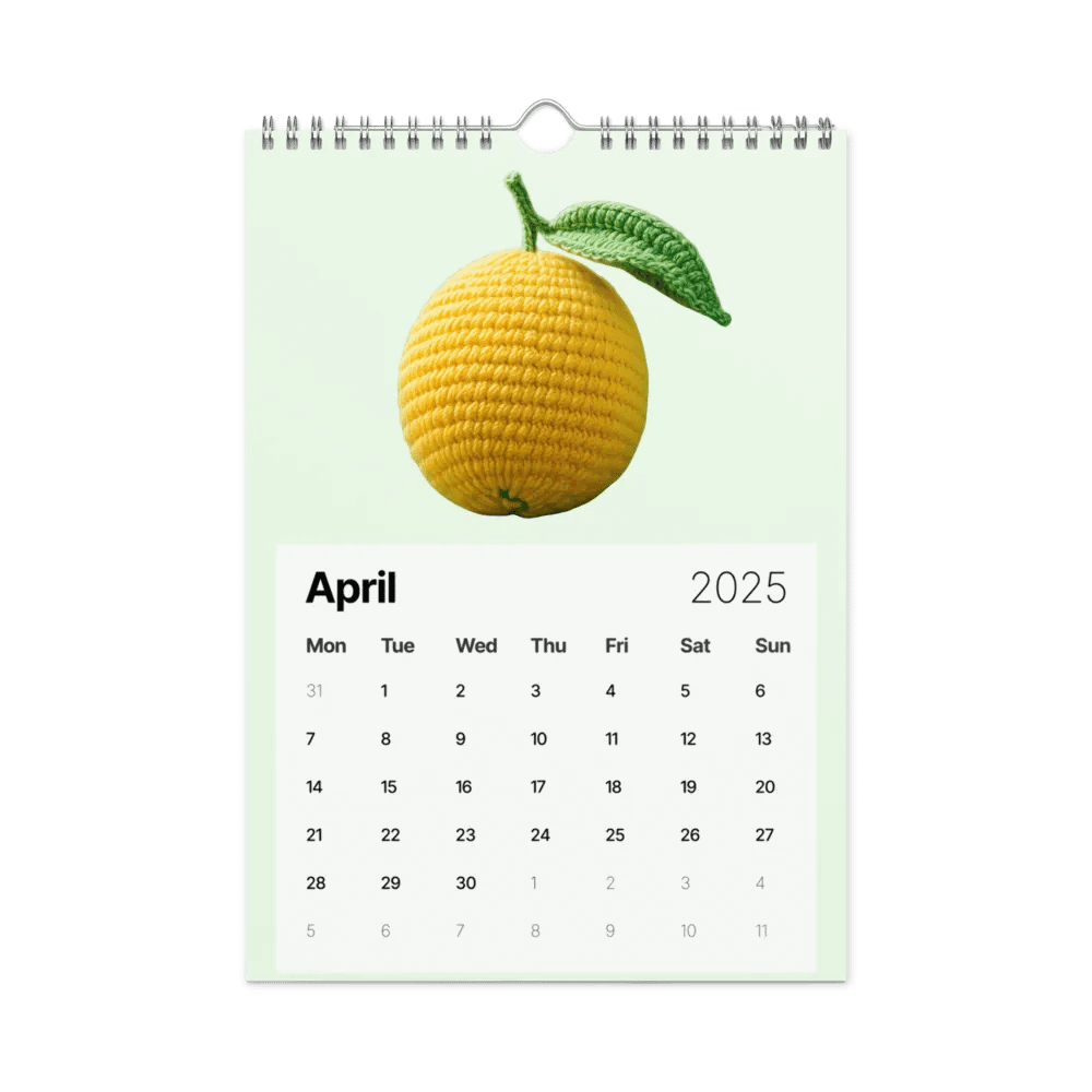 CozyAvocado's Healthy 2025 Calendar Veggie Edition product image (5)