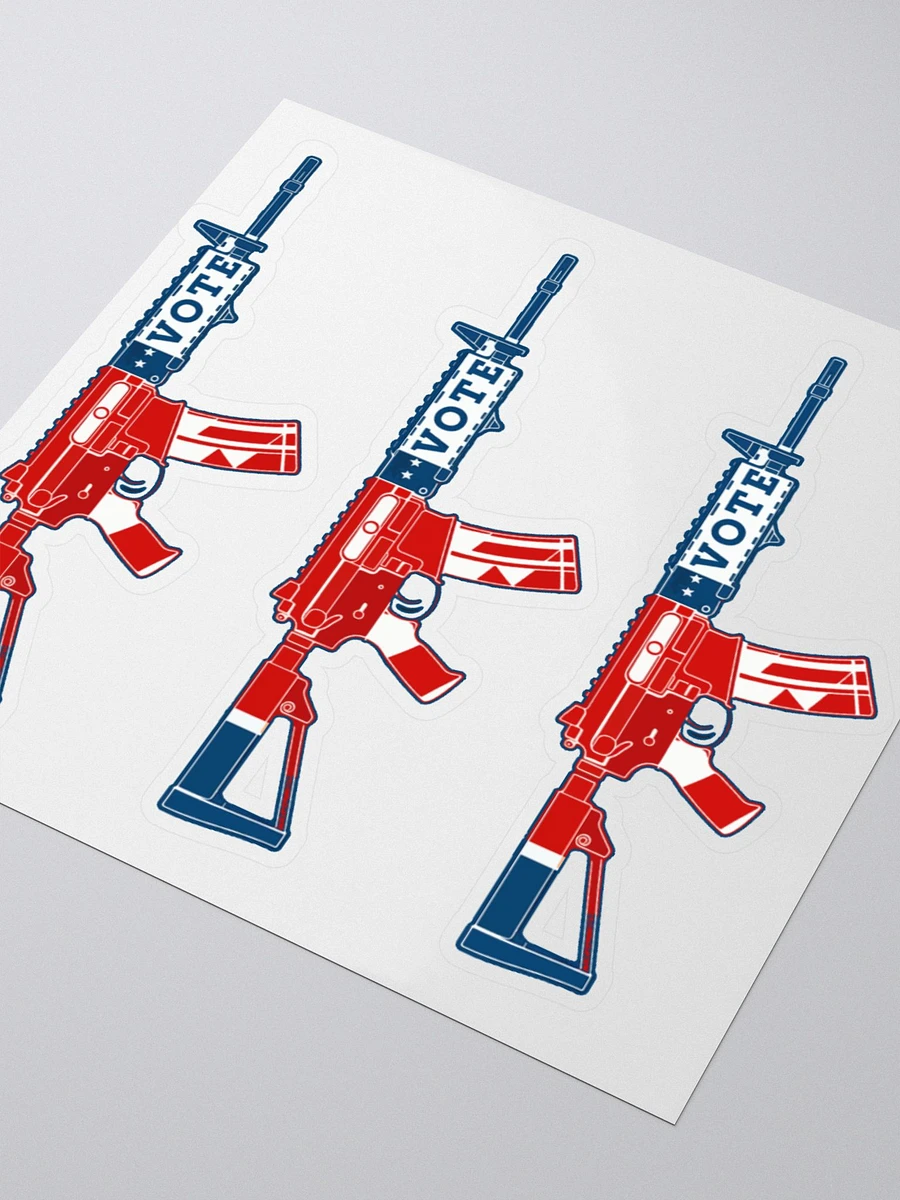 Three Vinyl Stickers 2nd Amendment Vote Design product image (7)