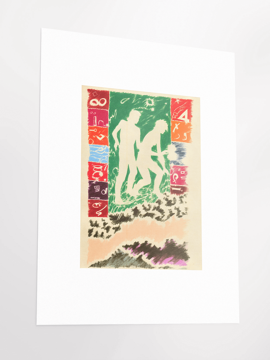 Couple in Green 02.05.90 print product image (4)