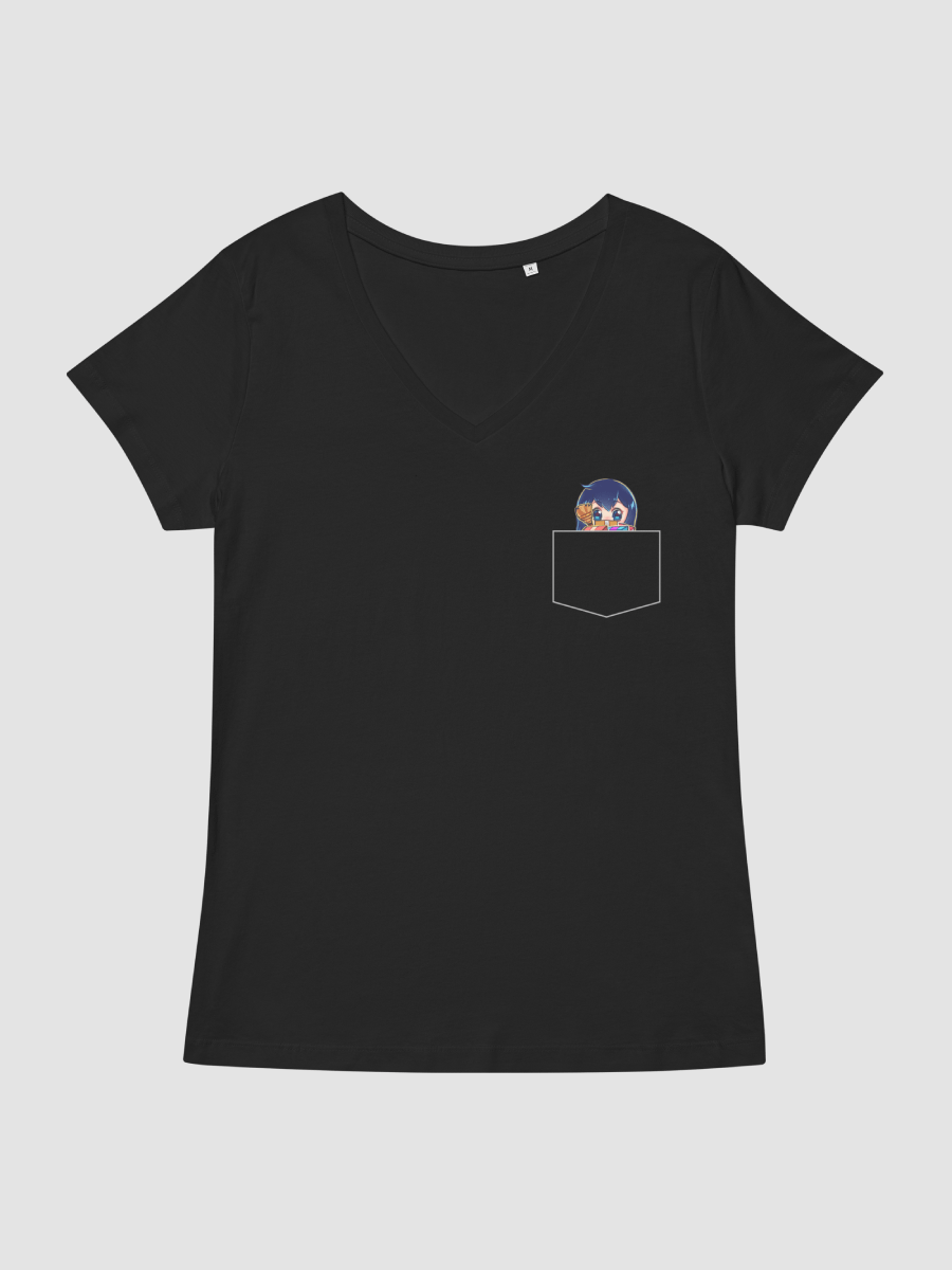 (Fake) Pocket Hoarding - Women's Fitted V-neck T-Shirt product image (2)