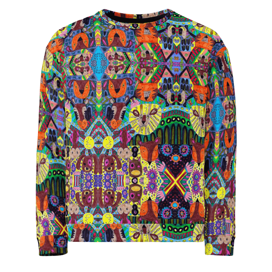Abstract Doodle Animals Unisex Sweatshirt product image (5)