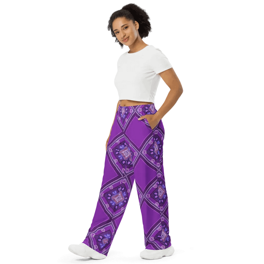 Purple Wide Leg product image (4)