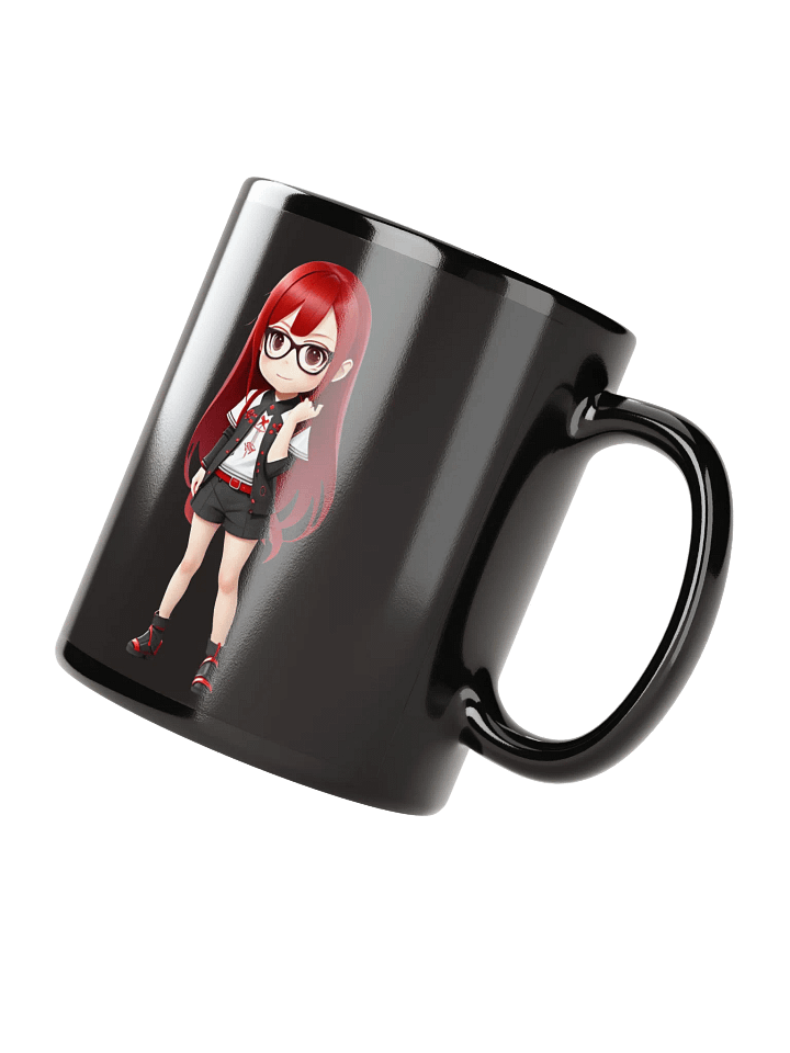 (RED CHIBI) K Black Mug product image (4)