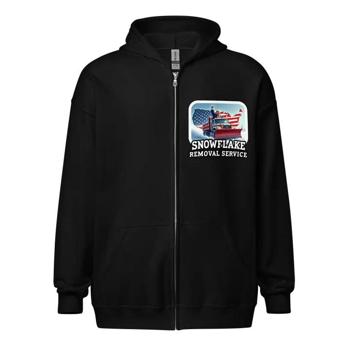 Zip Hoodie: Snowflake Removal product image (1)