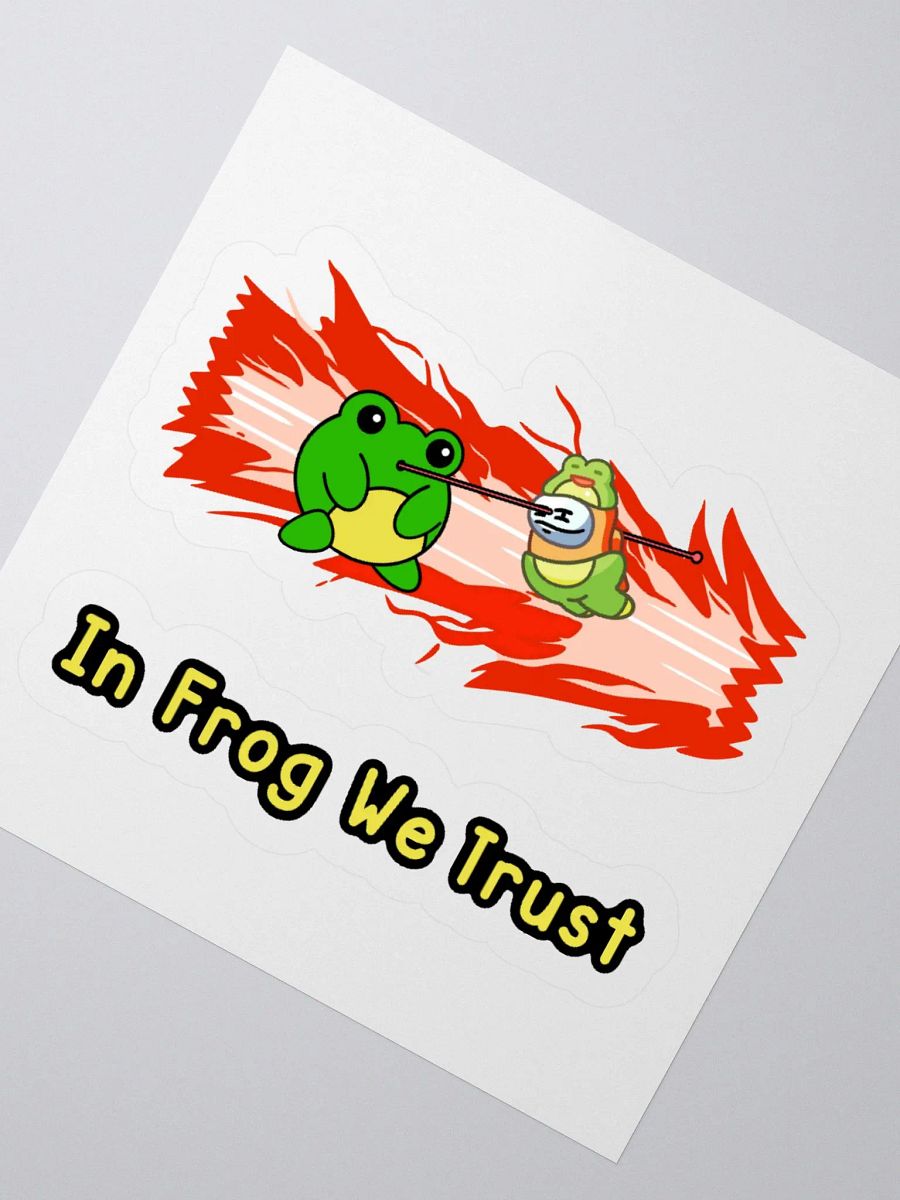 In Frog We Trust Sticker product image (4)