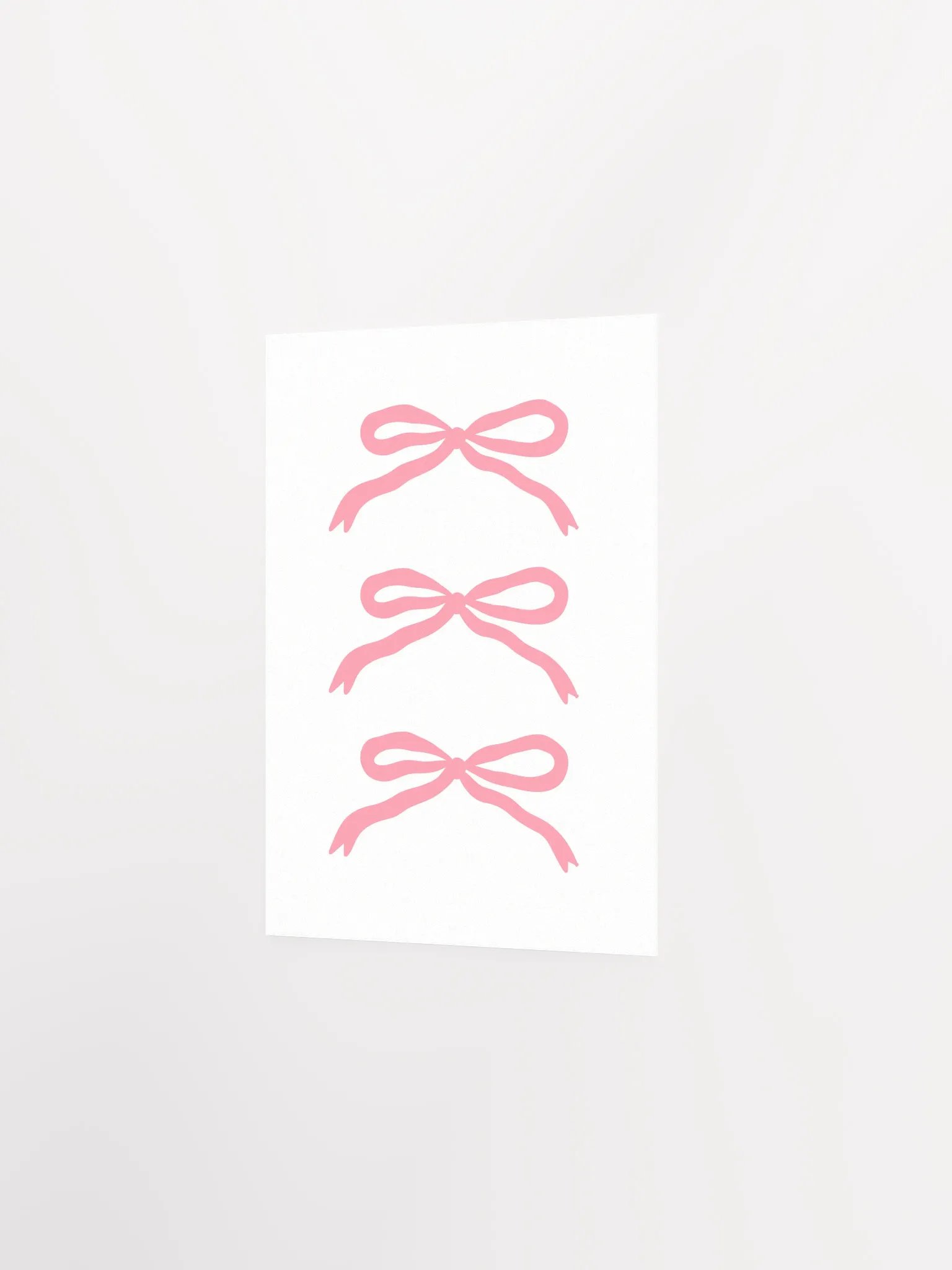 Coquette Pink Bows Print product image (4)