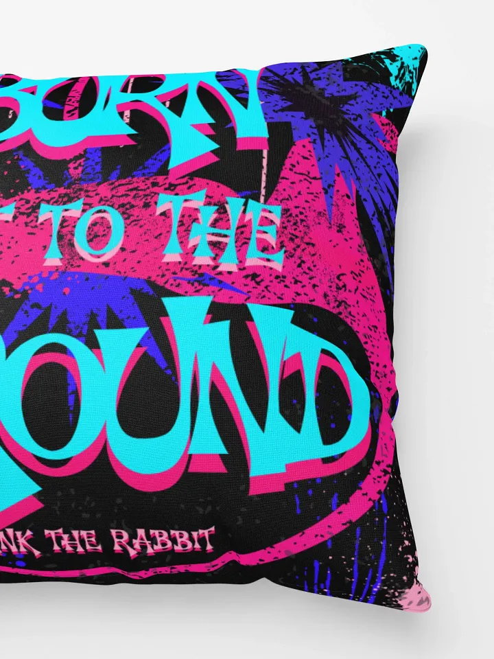 burn it to the ground, anarchist bunny rabbit, pillow product image (3)