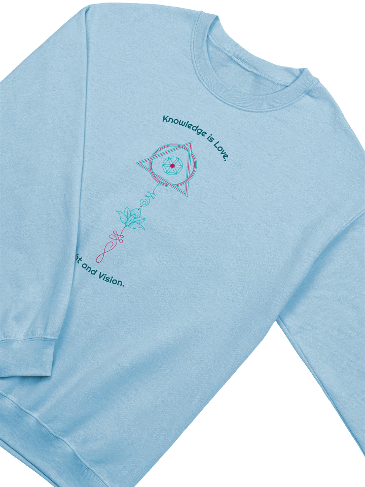 Knowledge Is Love Geometry Crewneck Sweatshirt product image (2)