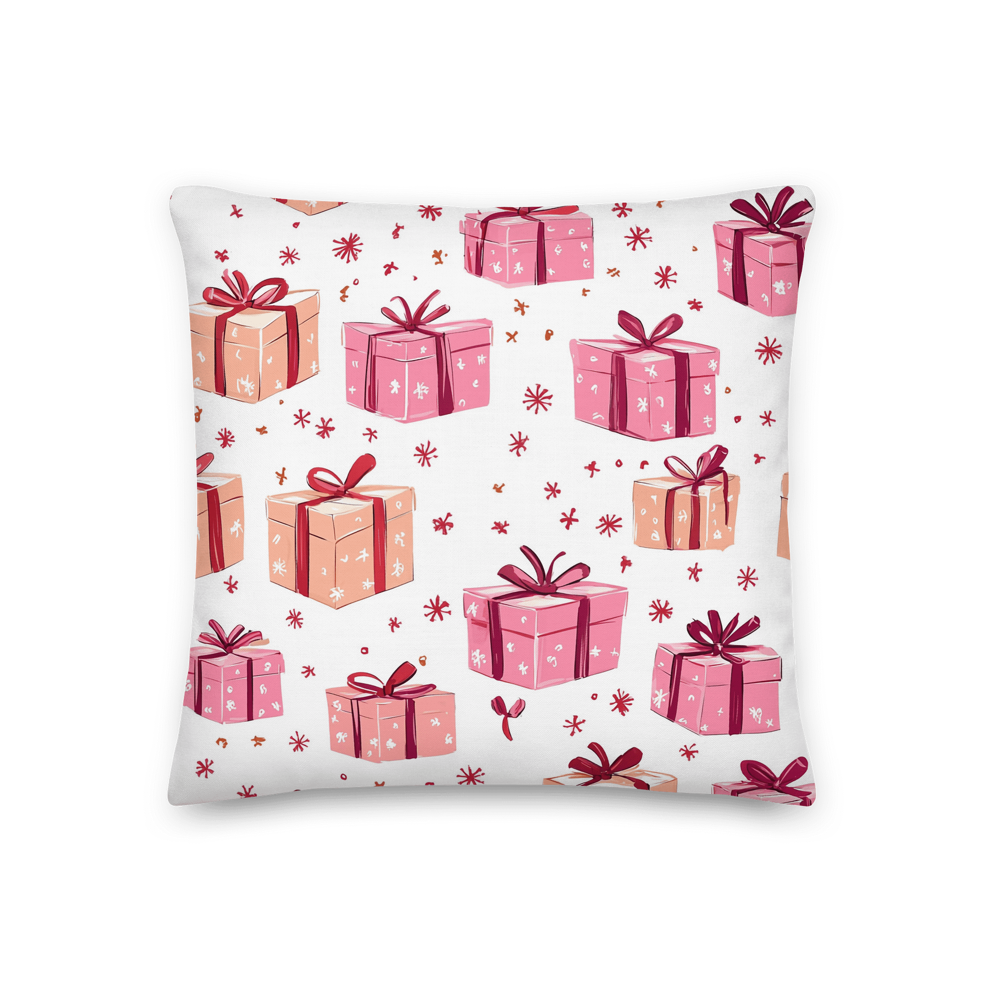 Pink Christmas Presents Cushion product image (3)