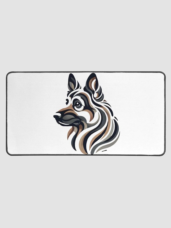Minimalist German Shepherd Abstract Desk Mat product image (1)