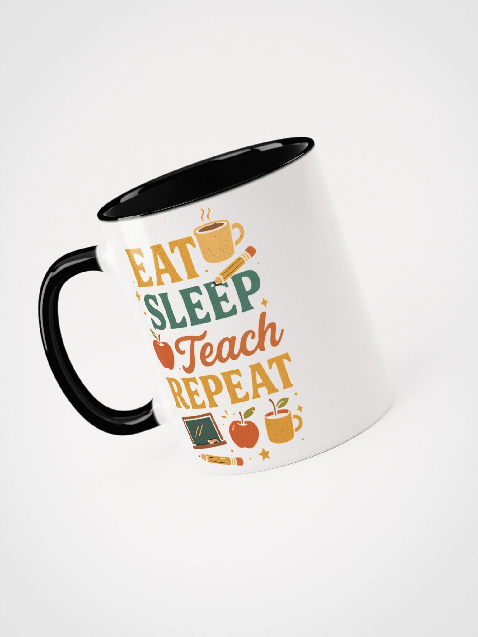 Eat Sleep Teach Repeat Mug – Funny Teacher Gift product image (37)
