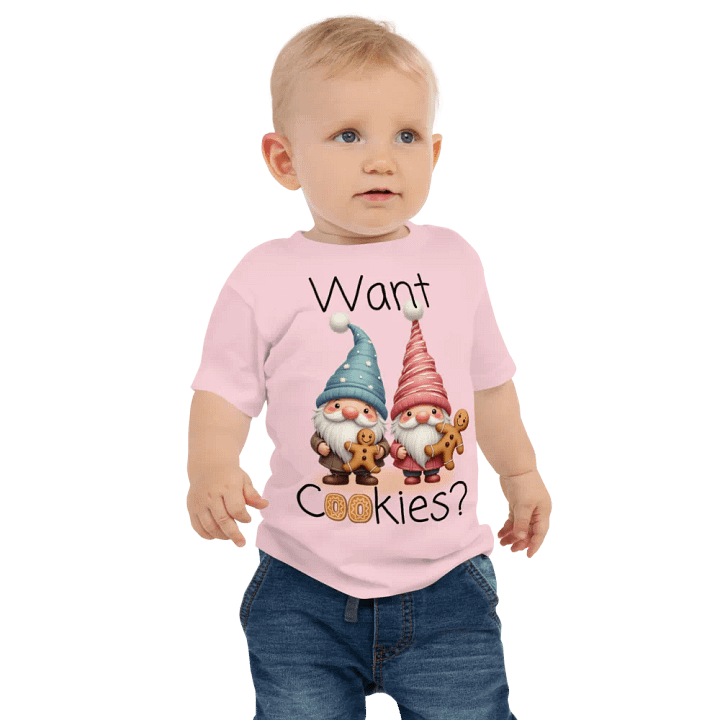 Want Cookies? Festive Gnome Cookies Baby Tee product image (2)