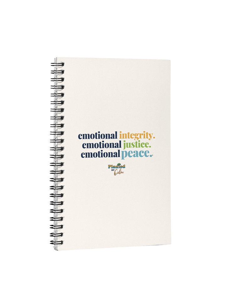 Official Planted By Calm | Calm Keepers Dot Spiral Notebook (Style 1 - Sand) product image (1)