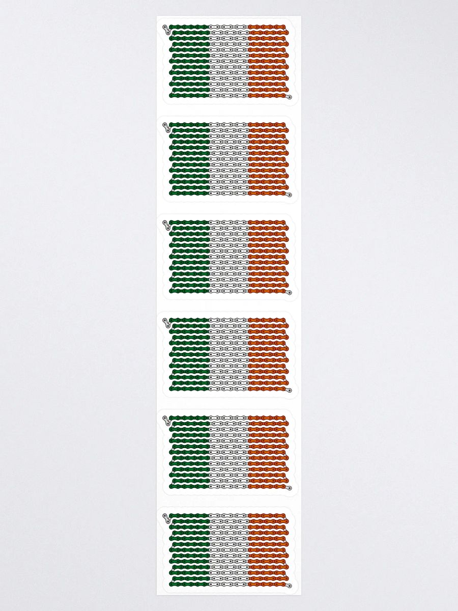 Ireland Bike Chain Flag Sticker 6 Pack product image (4)